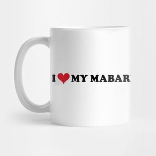 I Love My Mabari [Black Mug